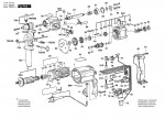 Bosch 0 603 166 842 CSB 680-2 RE Percussion Drill 240 V / GB Spare Parts CSB680-2RE